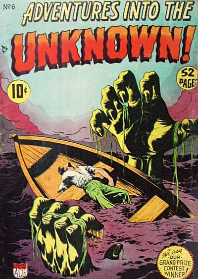 Cover for Adventures into the Unknown (Export Publishing, 1950 ? series) #6