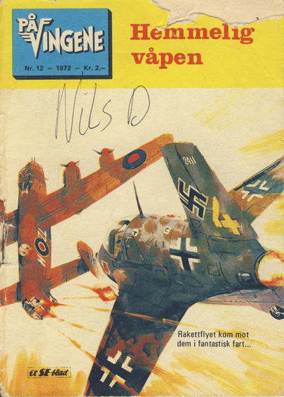 Cover for På Vingene (Serieforlaget / Se-Bladene / Stabenfeldt, 1963 series) #12/1972
