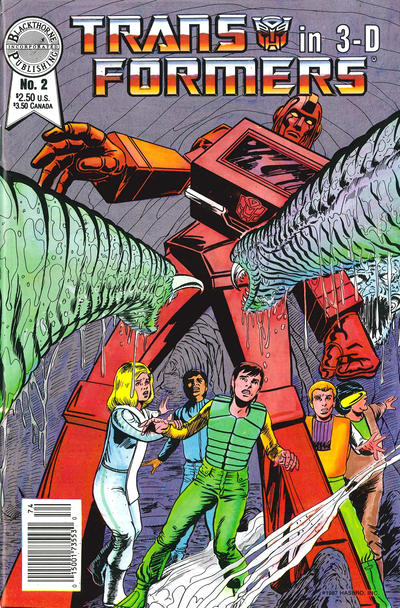 Cover for The Transformers in 3-D (Blackthorne, 1987 series) #2