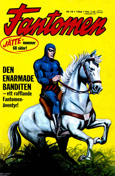 Cover for Fantomen (Semic, 1958 series) #18/1966
