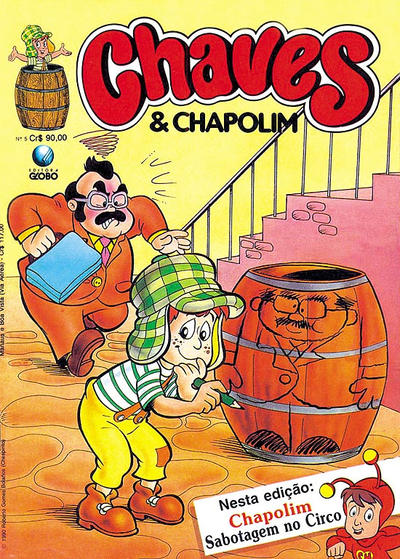 Cover for Chaves & Chapolim (Editora Globo, 1990 series) #5
