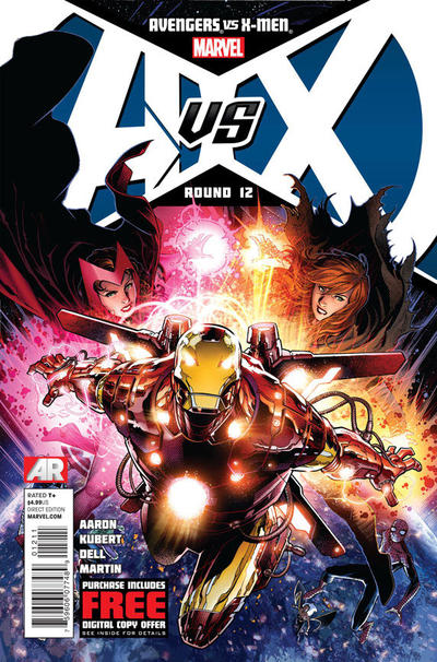 Cover for Avengers vs. X-Men (Marvel, 2012 series) #12