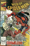 Cover Thumbnail for Web of Spider-Man (1985 series) #54 [Direct]