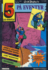 Cover for 5 på eventyr (Hjemmet / Egmont, 1986 series) #2/1987