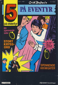 Cover for 5 på eventyr (Hjemmet / Egmont, 1986 series) #3/1987