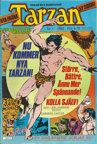 Cover Thumbnail for Tarzan (Atlantic Förlags AB, 1977 series) #1/1982
