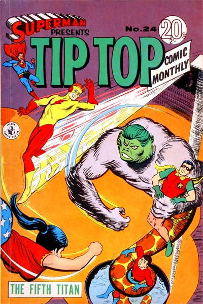 Cover for Superman Presents Tip Top Comic Monthly (K. G. Murray, 1965 series) #24