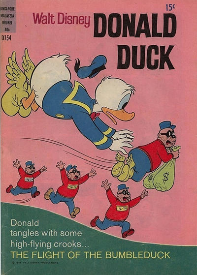 Cover for Walt Disney's Donald Duck (W. G. Publications; Wogan Publications, 1954 series) #154