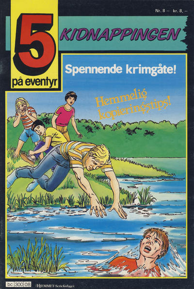 Cover for 5 på eventyr (Hjemmet / Egmont, 1986 series) #8/1986