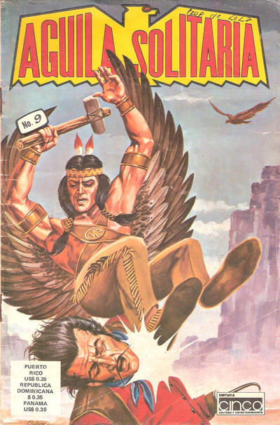 Cover for Aguila Solitaria (Editora Cinco, 1976 series) #9