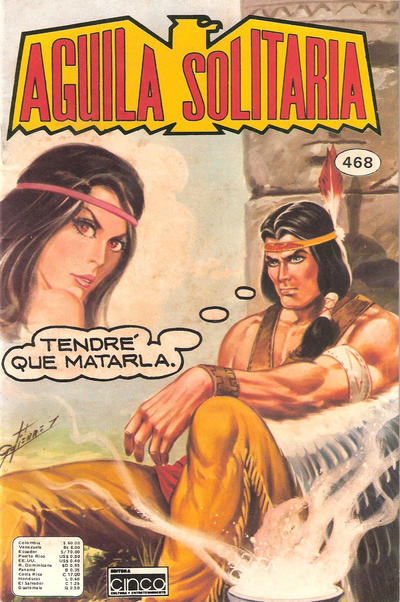 Cover for Aguila Solitaria (Editora Cinco, 1976 series) #468