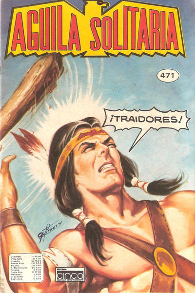 Cover for Aguila Solitaria (Editora Cinco, 1976 series) #471