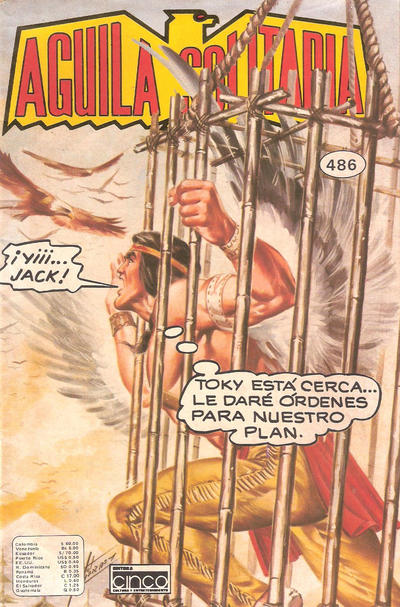 Cover for Aguila Solitaria (Editora Cinco, 1976 series) #486