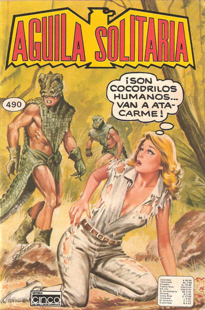 Cover for Aguila Solitaria (Editora Cinco, 1976 series) #490