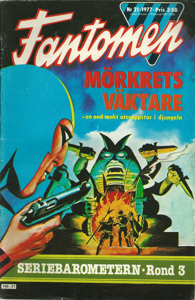 Cover for Fantomen (Semic, 1958 series) #21/1977