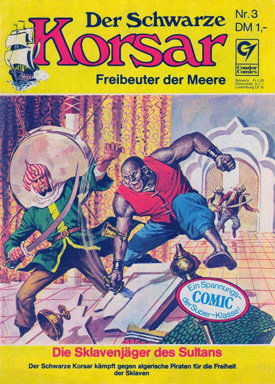 Cover for Der Schwarze Korsar (Condor, 1972 series) #3