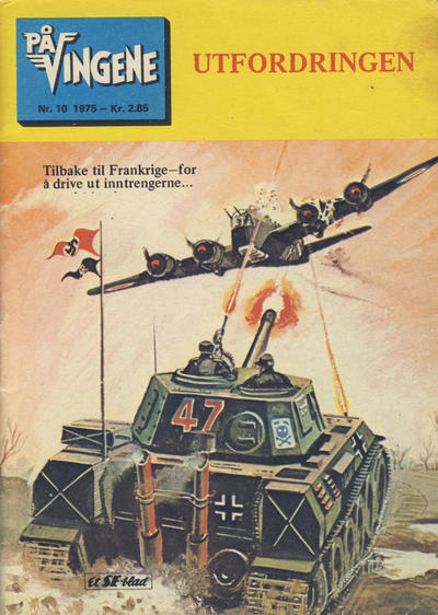 Cover for På Vingene (Serieforlaget / Se-Bladene / Stabenfeldt, 1963 series) #10/1975
