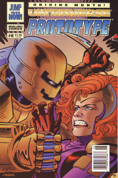 Cover for Prototype (Malibu, 1993 series) #6 [Newsstand]