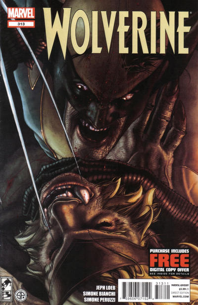 Cover for Wolverine (Marvel, 2010 series) #313