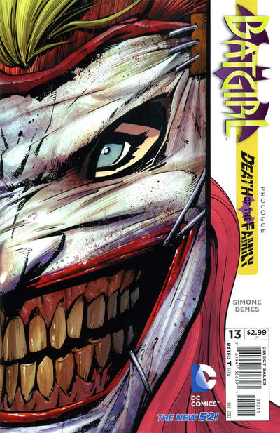 Cover for Batgirl (DC, 2011 series) #13 [Direct Sales]