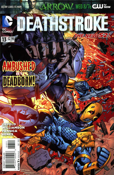 Cover for Deathstroke (DC, 2011 series) #13