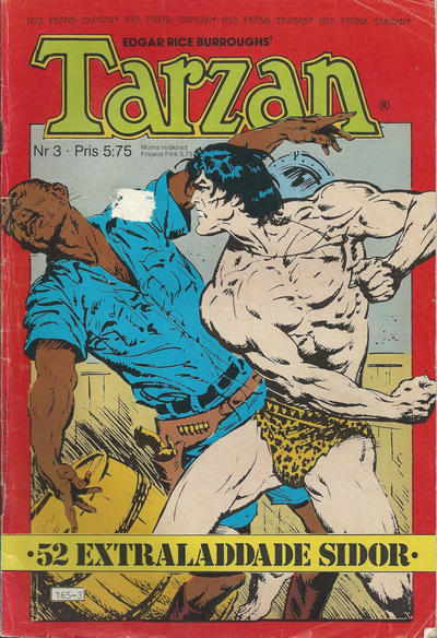 Cover for Tarzan (Atlantic Förlags AB, 1977 series) #3/1982