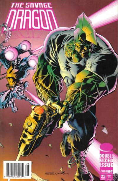 Cover for Savage Dragon (Image, 1993 series) #25 [Newsstand]