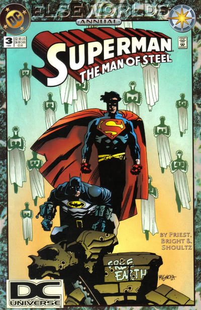 Cover for Superman: The Man of Steel Annual (DC, 1992 series) #3 [DC Universe Corner Box]