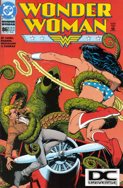 Cover for Wonder Woman (DC, 1987 series) #86 [DC Universe Corner Box]