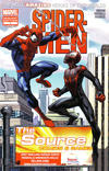 Cover Thumbnail for Spider-Men (2012 series) #1 [Variant Edition - The Source Comics & Games Exclusive - Mark Bagley and Sara Pichelli Cover]