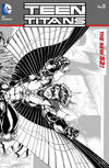 Cover Thumbnail for Teen Titans (2011 series) #0 [Brett Booth / Norm Rapmund Wraparound Black & White Cover]