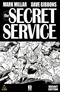 Cover Thumbnail for The Secret Service (Marvel, 2012 series) #2 [Black and White Variant]