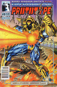 Cover Thumbnail for Prototype (Malibu, 1993 series) #3 [Newsstand]