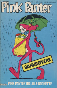 Cover for Pink Panter (Semic, 1977 series) #1/1978