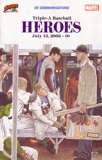 Cover Thumbnail for Custom: Triple A Baseball Heroes (Marvel, 2007 series) #2 [Buffalo Bisons variant]