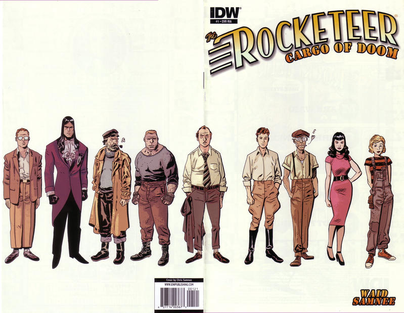 Cover for The Rocketeer: Cargo of Doom (IDW, 2012 series) #1 [Cover RIA Samnee]