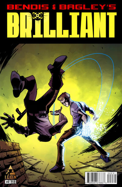 Cover for Brilliant (Marvel, 2011 series) #2 [Variant Cover by Michael Avon Oeming]