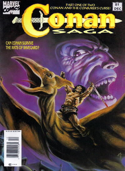 Cover for Conan Saga (Marvel, 1987 series) #81 [Newsstand]