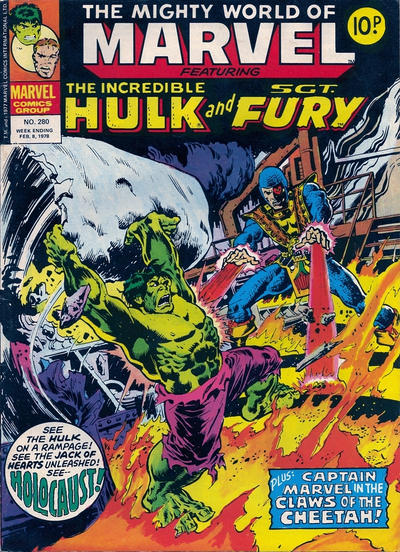 Cover for The Mighty World of Marvel (Marvel UK, 1972 series) #280