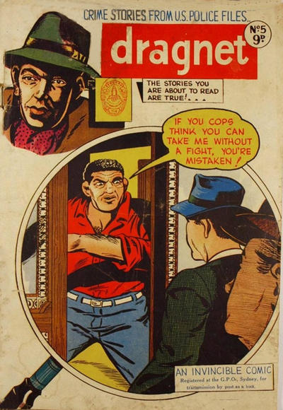Cover for Dragnet (Invincible Press, 1954 series) #5