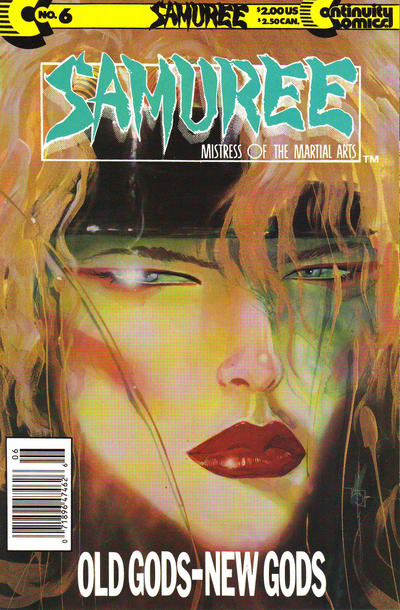 Cover for Samuree (Continuity, 1987 series) #6 [Newsstand]