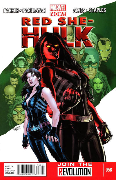 Cover for Red She-Hulk (Marvel, 2012 series) #58