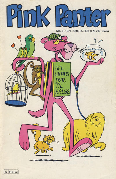 Cover for Pink Panter (Semic, 1977 series) #3/1977
