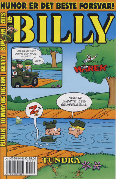 Cover for Billy (Hjemmet / Egmont, 1998 series) #19/2012