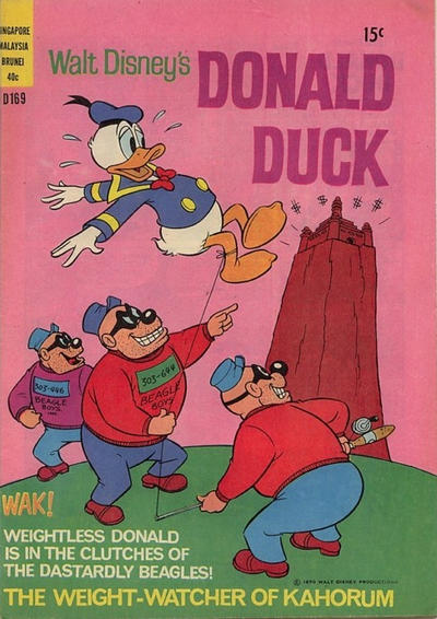Cover for Walt Disney's Donald Duck (W. G. Publications; Wogan Publications, 1954 series) #169