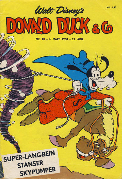 Cover for Donald Duck & Co (Hjemmet / Egmont, 1948 series) #10/1968