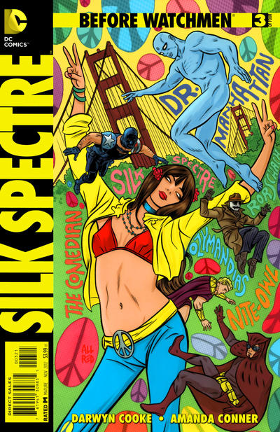 Cover for Before Watchmen: Silk Spectre (DC, 2012 series) #3 [Michael Allred Cover]