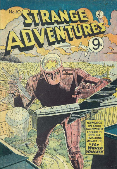 Cover for Strange Adventures (K. G. Murray, 1954 series) #10