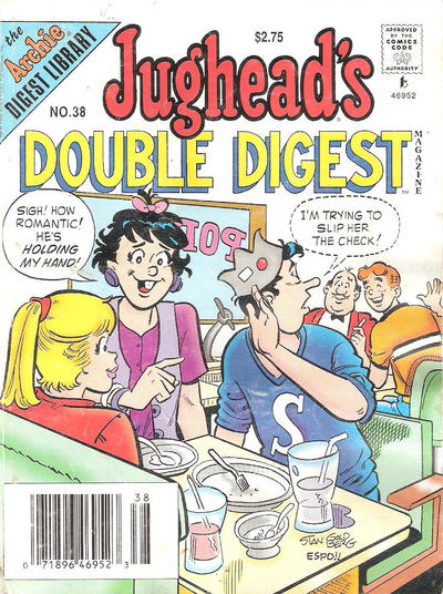 Cover for Jughead's Double Digest (Archie, 1989 series) #38 [Newsstand]