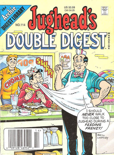 Cover for Jughead's Double Digest (Archie, 1989 series) #114 [Newsstand]